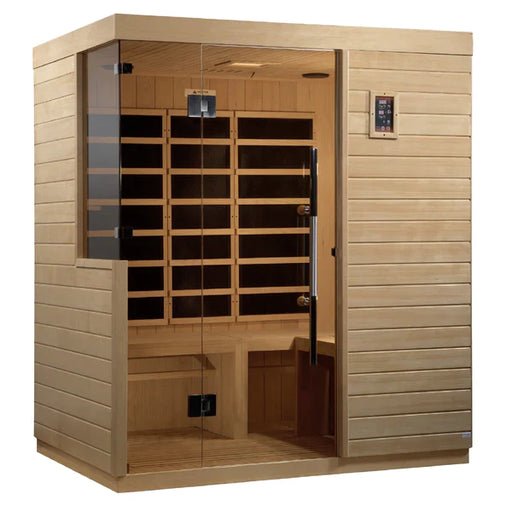 Golden Designs Dynamic Bilbao 3-Person Ultra Low Emf (Under 3Mg) Far Infrared Sauna - Dyn-5830-01