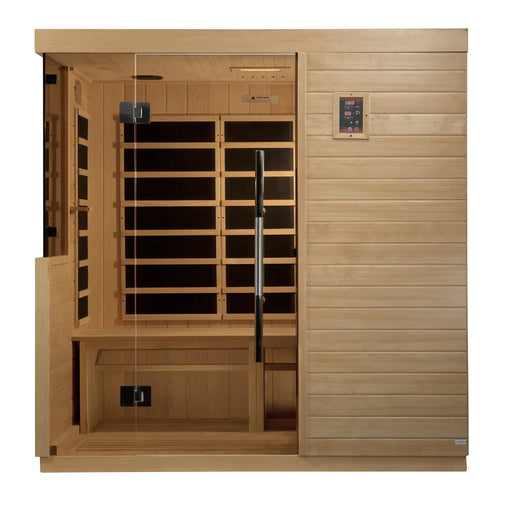 Golden Designs Dynamic Bilbao 3-Person Ultra Low Emf (Under 3Mg) Far Infrared Sauna - Dyn-5830-01