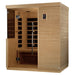 Golden Designs Dynamic Bilbao 3-Person Ultra Low Emf (Under 3Mg) Far Infrared Sauna - Dyn-5830-01