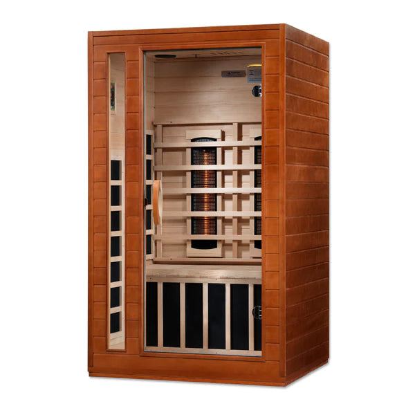 Golden Designs Dynamic Cardoba 2-Person Full Spectrum Near Zero Emf Far Infrared Sauna - Dyn-6203-02