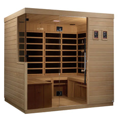 Golden Designs Dynamic La Sagrada 6-person Ultra Low EMF (Under 3MG) FAR Infrared Sauna - DYN-5860-01