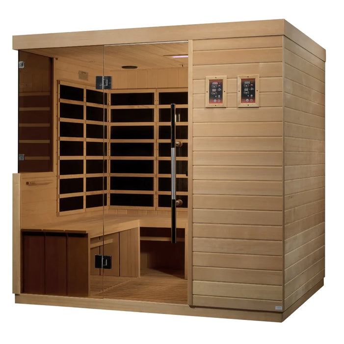 Golden Designs Dynamic La Sagrada 6-Person Ultra Low Emf (Under 3Mg) Far Infrared Sauna -