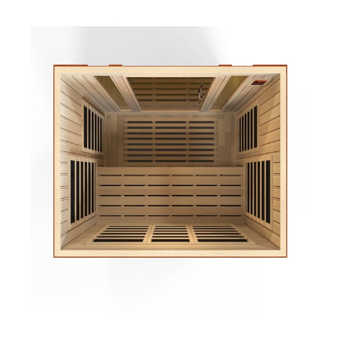 Golden Designs Dynamic Low EMF Far Infrared Sauna Bellagio Edition - DYN-6306-01 - PrimeFair