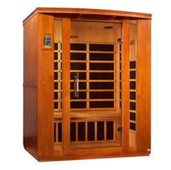 Golden Designs Dynamic 3 Person Low EMF Far Infrared Sauna Bellagio Edition - DYN-6306-01