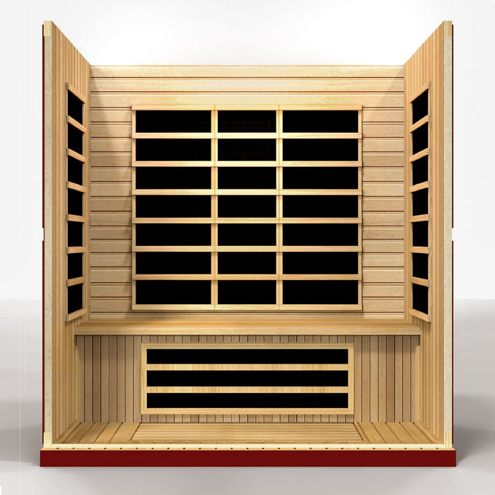 Golden Designs Dynamic Low EMF Far Infrared Sauna Grande Madrid Edition - DYN-6410-01 - PrimeFair