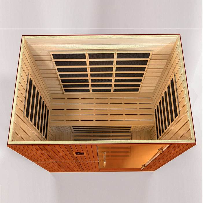 Golden Designs Dynamic Low EMF Far Infrared Sauna Grande Madrid Edition - DYN-6410-01 - PrimeFair