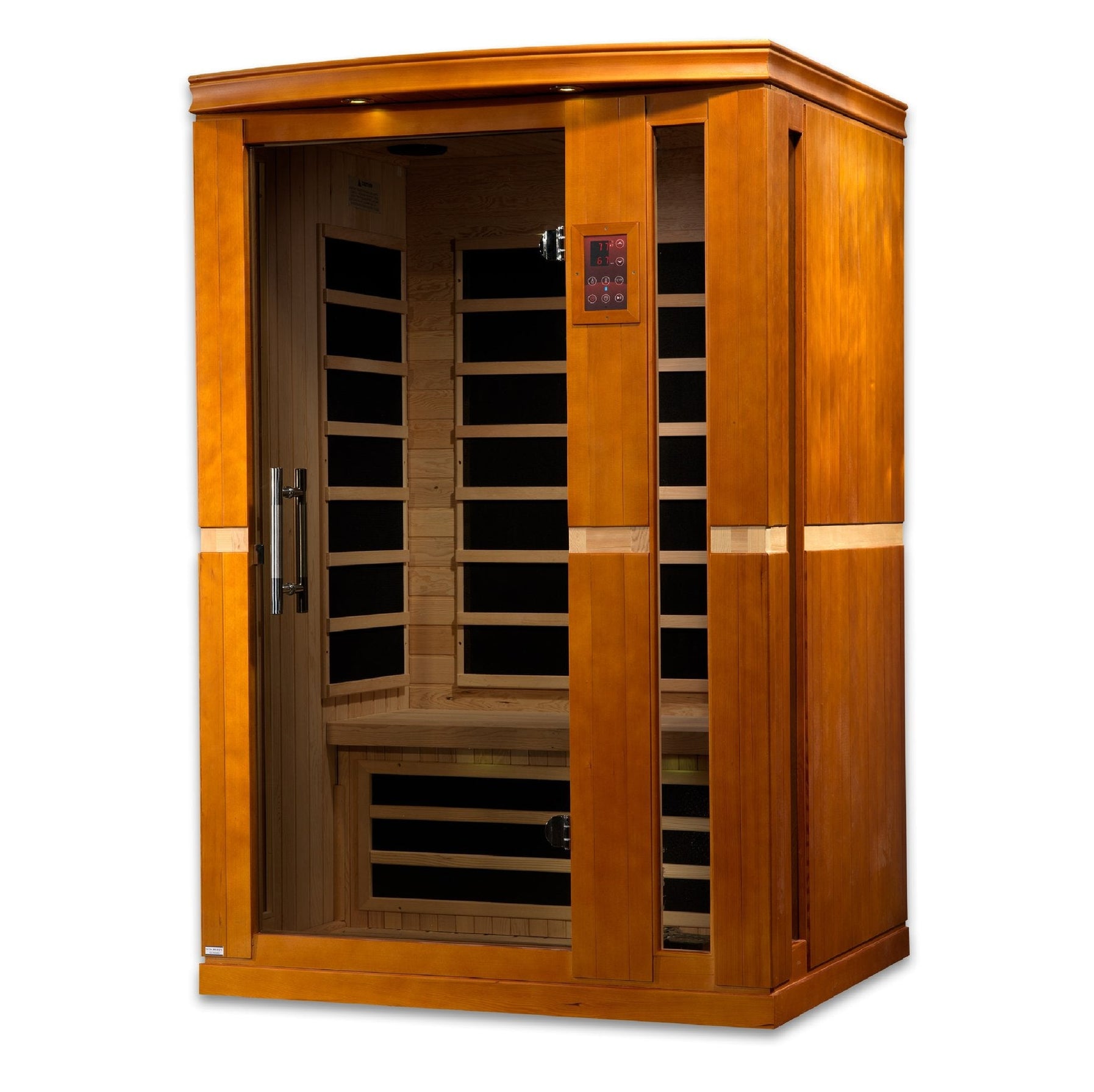 2 Man Design Golden Designs Dynamic 2-Person Low EMF Far Infrared Sauna Vittoria Ed ...