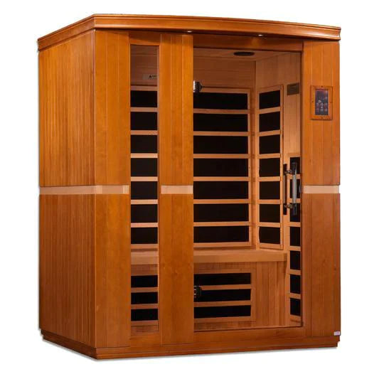 Golden Designs Dynamic Lugano 3-Person Low Emf Far Infrared Sauna - Dyn-6336-02 Saunas