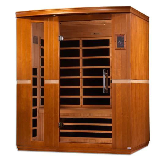 Golden Designs Dynamic Lugano 3-Person Low Emf Far Infrared Sauna - Dyn-6336-02 Saunas