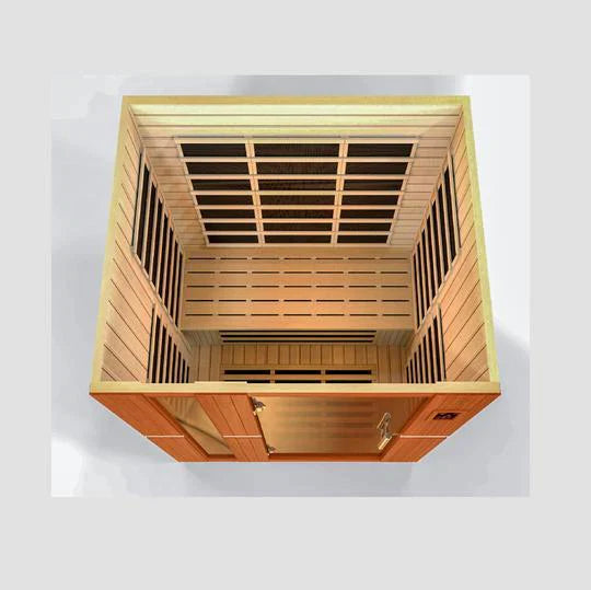 Golden Designs Dynamic Lugano 3-Person Low Emf Far Infrared Sauna - Dyn-6336-02 Saunas