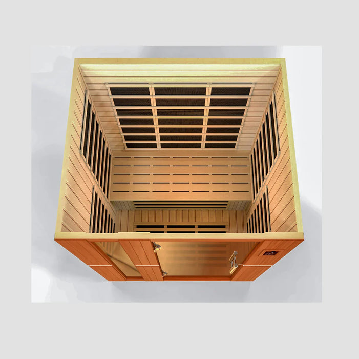 Golden Designs Dynamic Lugano 3-Person Ultra Low Emf (Under 3Mg) Far Infrared Sauna - Dyn-6336-02