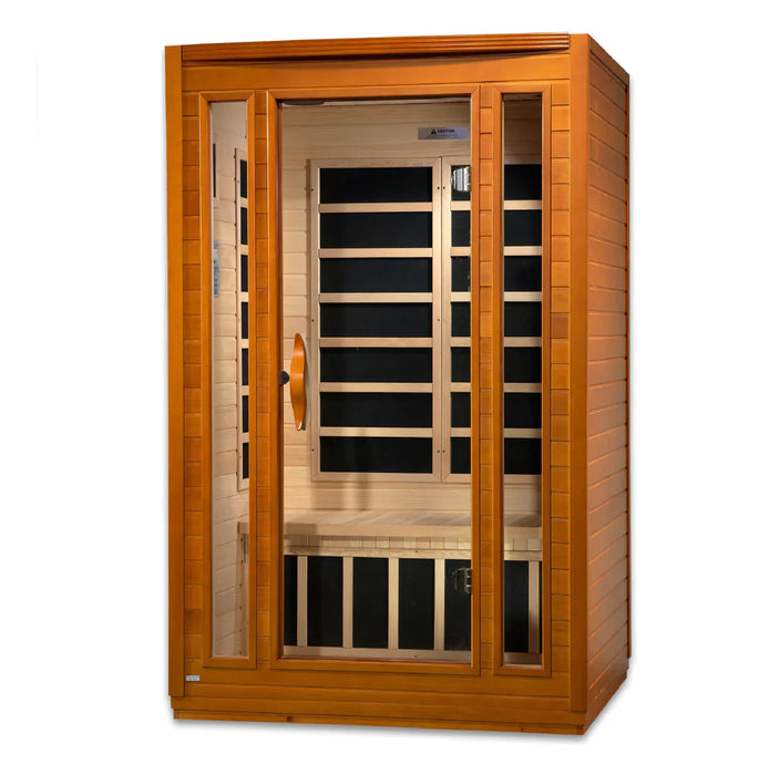 Golden Designs Dynamic San Marino Elite 2-Person Ultra Low Emf (Under 3Mg) Far Infrared Sauna -