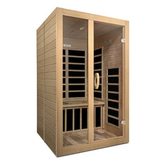 Golden Designs Dynamic Santiago 2-person Low EMF FAR Infrared Sauna - DYN-6209-01
