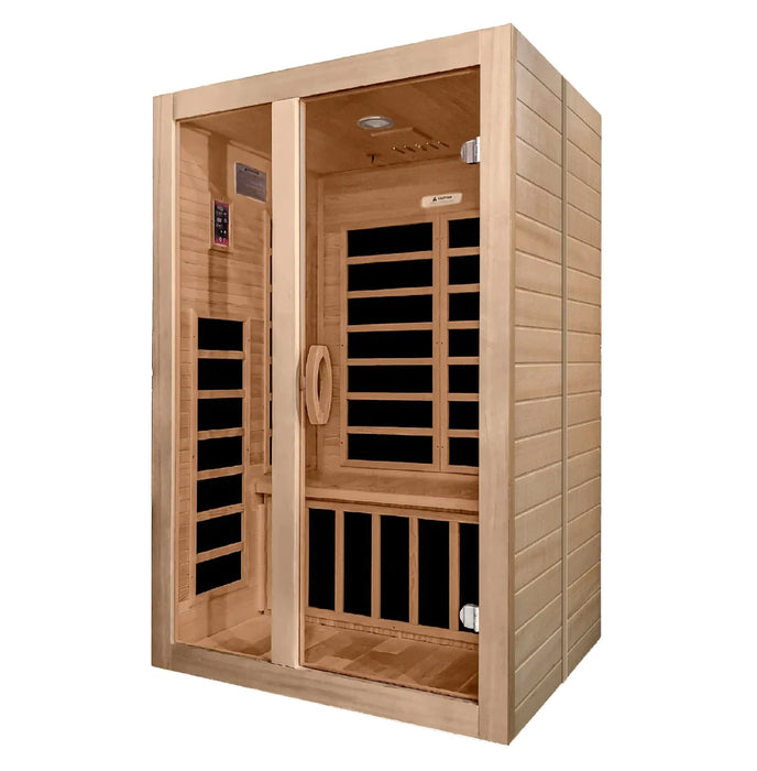 Golden Designs Dynamic Santiago 2-Person Low Emf Far Infrared Sauna - Dyn-6209-01 Saunas