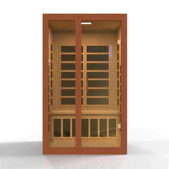 Golden Designs Dynamic Santiago Elite 2-person Ultra Low EMF (Under 3MG) FAR Infrared Sauna - DYN-6209-02 Elite