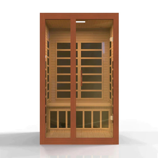 Golden Designs Dynamic Santiago Elite 2-Person Ultra Low Emf (Under 3Mg) Far Infrared Sauna -