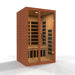 Golden Designs Dynamic Santiago Elite 2-Person Ultra Low Emf (Under 3Mg) Far Infrared Sauna -