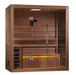 Golden Designs Forssa Edition 3 Person Indoor Traditional Steam Sauna Canadian Red Cedar Interior -