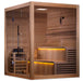 Golden Designs Kuusamo Edition 6 Person Indoor Traditional Steam Sauna Canadian Red Cedar Interior -