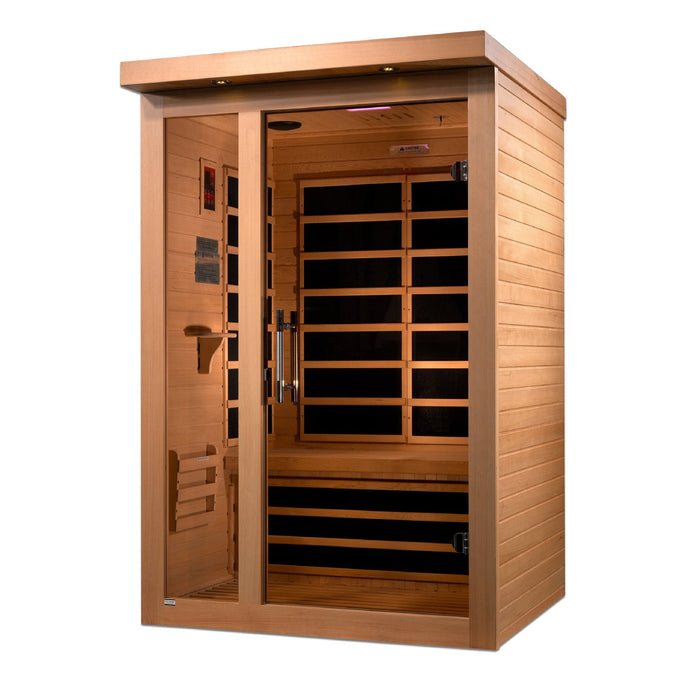 Golden Designs Llumeneres 2 Person Ultra Low EMF FAR Infrared Sauna - DYN-6215-02