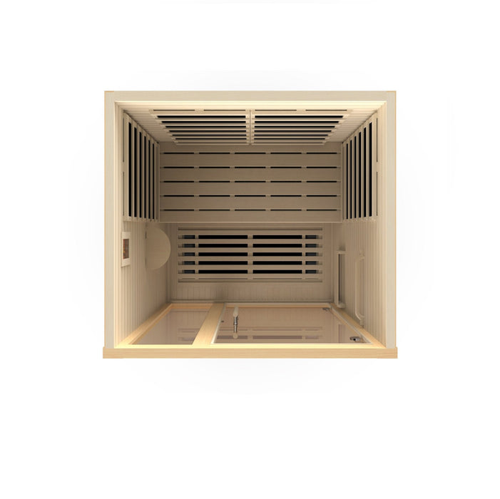 Golden Designs Llumeneres 2 Person Ultra Low EMF FAR Infrared Sauna - DYN-6215-02