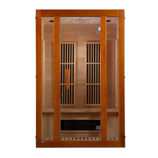 Golden Designs Maxxus Aspen Dual Tech 2-Person Low Emf (Under 8Mg) Far Infrared Sauna Canadian