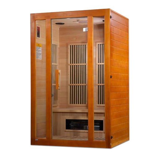 Golden Designs Maxxus Aspen Dual Tech 2-Person Low Emf (Under 8Mg) Far Infrared Sauna Canadian