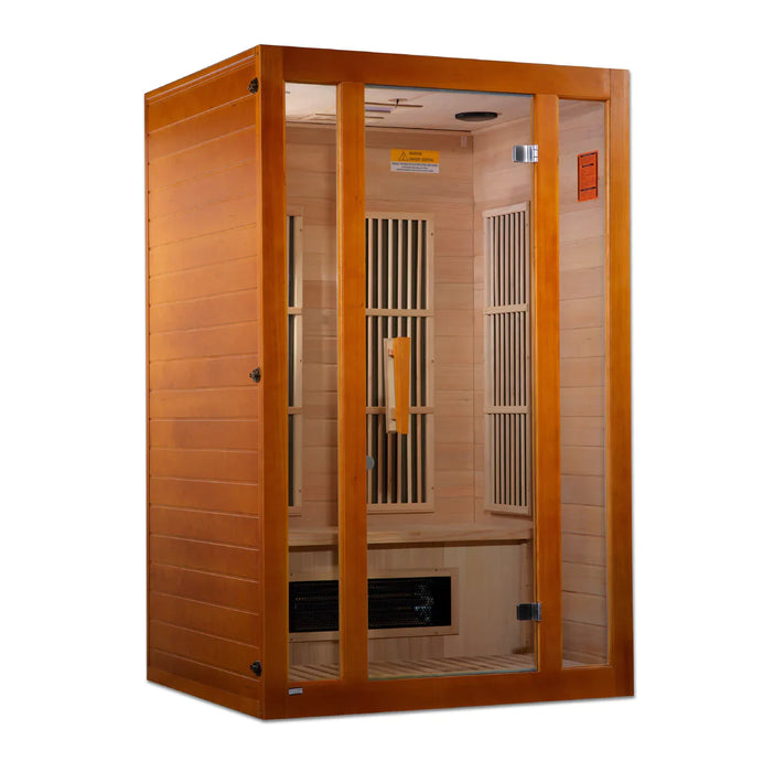 Golden Designs Maxxus Aspen Dual Tech 2-Person Low Emf (Under 8Mg) Far Infrared Sauna Canadian