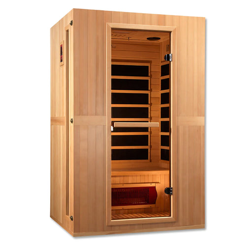 Golden Designs Maxxus Serenity Dual Tech 2-Person Low Emf (Under 8Mg) Far Infrared Sauna Canadian