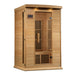 Golden Designs Maxxus 2-Person Near Zero Emf (Under 2Mg) Far Infrared Sauna Canadian Hemlock -