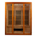 Golden Designs Maxxus Alpine Dual Tech 3 Person Corner Low Emf (Under 8Mg) Far Infrared Sauna