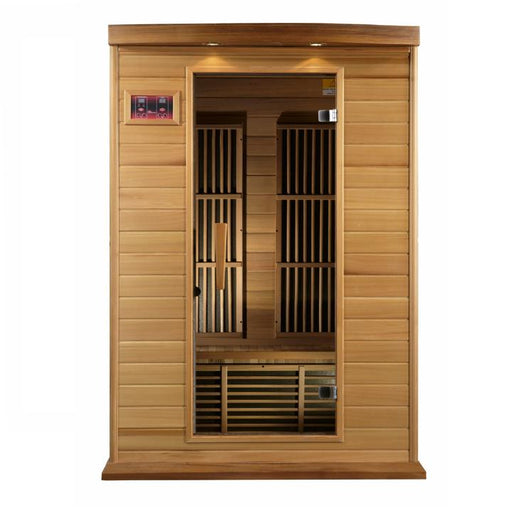 Golden Designs Maxxus "Cholet Edition" 2 Person Near Zero EMF FAR Infrared Sauna - Canadian Red Cedar