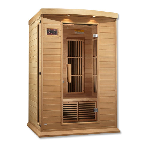 Golden Designs Maxxus Low EMF FAR Infrared Sauna Canadian Hemlock - MX-K206-01