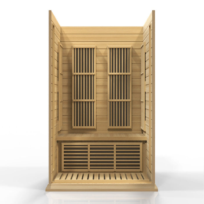 Golden Designs Maxxus Low EMF FAR Infrared Sauna Canadian Hemlock - MX-K206-01