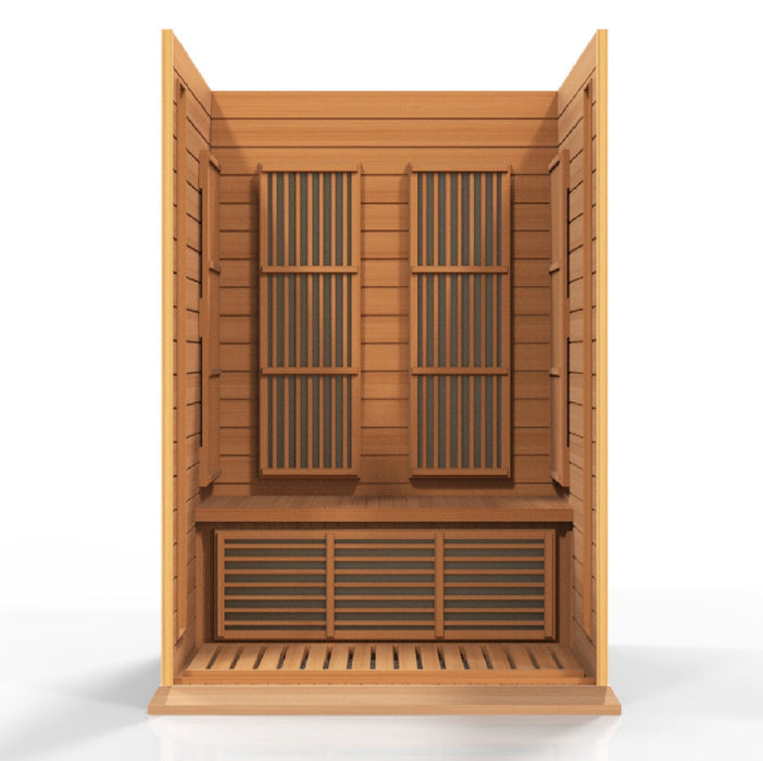 Golden Designs Maxxus Low EMF FAR Infrared Sauna Canadian Red Cedar - MX-K206-01 CED