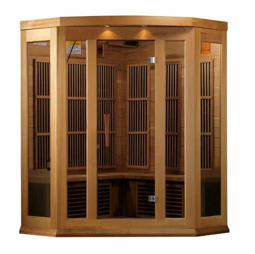 Golden Designs Maxxus Low EMF FAR Infrared Sauna Canadian Red Cedar - MX-K356-01 CED