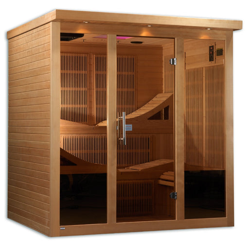 Golden Designs "Monaco Elite" 6-person PureTech Near Zero Far Infrared Sauna - GDI-6996-01