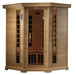 Golden Designs "Monte Carlo Elite" 4-5-person Corner PureTech Near Zero EMF Far Infrared Sauna - GDI-6445-01 - PrimeFair