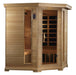 Golden Designs "Monte Carlo Elite" 4-5-person Corner PureTech Near Zero EMF Far Infrared Sauna - GDI-6445-01 - PrimeFair