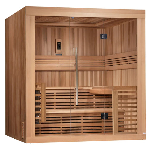 Golden Designs Osla Edition 6 Person Traditional Steam Sauna Canadian Red Cedar - Gdi-7689-01 Saunas