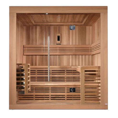 Golden Designs Osla Edition 6 Person Traditional Steam Sauna Canadian Red Cedar - Gdi-7689-01 Saunas