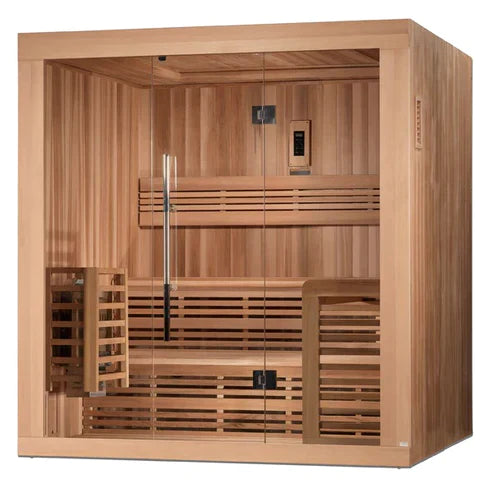 Golden Designs Osla Edition 6 Person Traditional Steam Sauna Canadian Red Cedar - Gdi-7689-01 Saunas