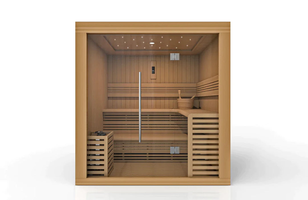 Golden Designs Osla Edition 6 Person Traditional Steam Sauna Canadian Red Cedar - Gdi-7689-01 Saunas