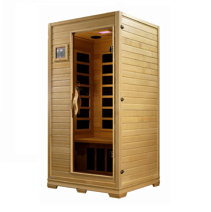 Golden Designs "Studio Elite" 1-2 Person PureTech Near Zero Far Infrared Sauna - GDI-6109-01 Elite - PrimeFair