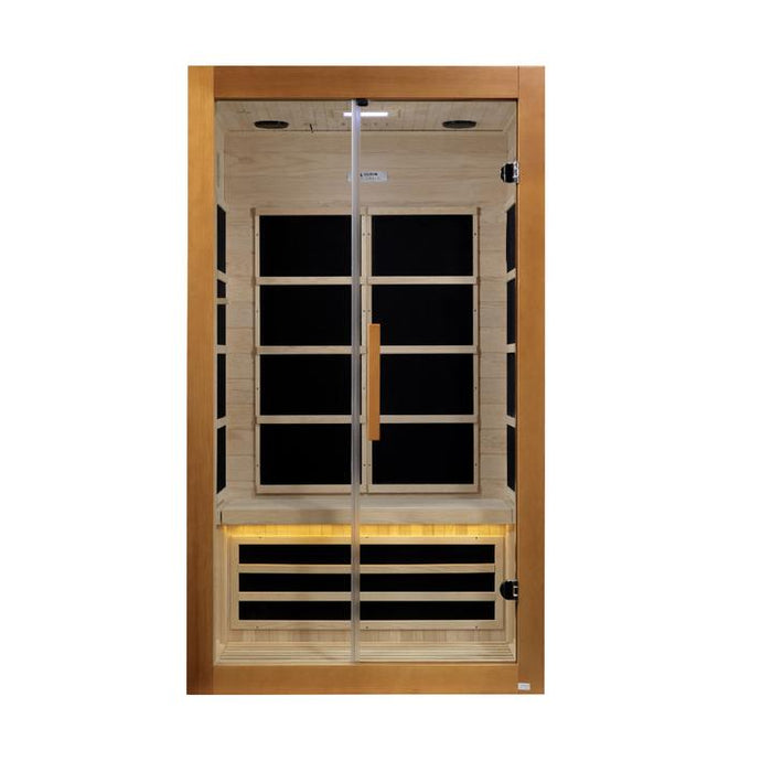 Golden Designs Toulouse 2 Person Ultra Low EMF FAR Infrared Sauna - DYN-6208-01 - PrimeFair
