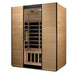 Golden Designs Dynamic Valencia 3 Person Ultra Low EMF FAR Infrared Sauna - DYN-6326-01 - PrimeFair