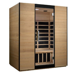 Golden Designs Dynamic Valencia 3 Person Ultra Low EMF FAR Infrared Sauna - DYN-6326-01
