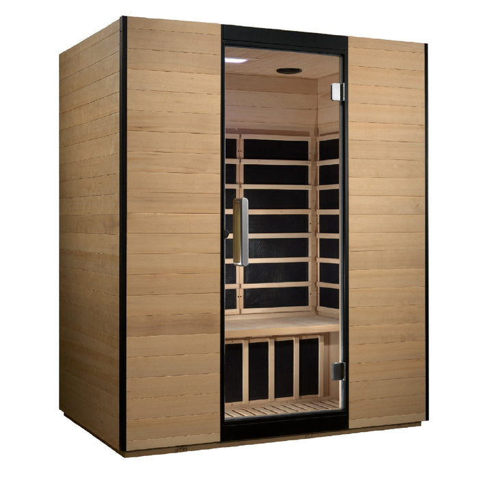 Golden Designs Dynamic Valencia 3 Person Ultra Low EMF FAR Infrared Sauna - DYN-6326-01 - PrimeFair