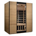 Golden Designs Dynamic Valencia 3 Person Ultra Low EMF FAR Infrared Sauna - DYN-6326-01 - PrimeFair