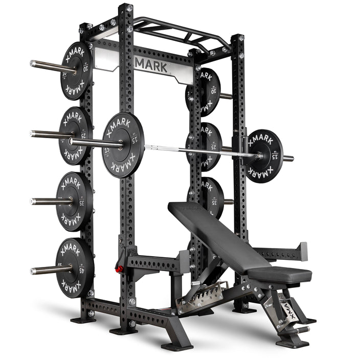 XMARK Viper Half Power Rack Package — front view